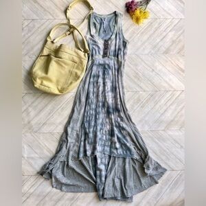 MEMORY LANE KNITS ECLECTIC TIE DYE MAXI SUNDRESS | SIZE S​​